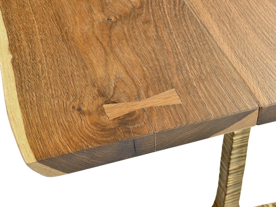 T LEG DINING TABLE