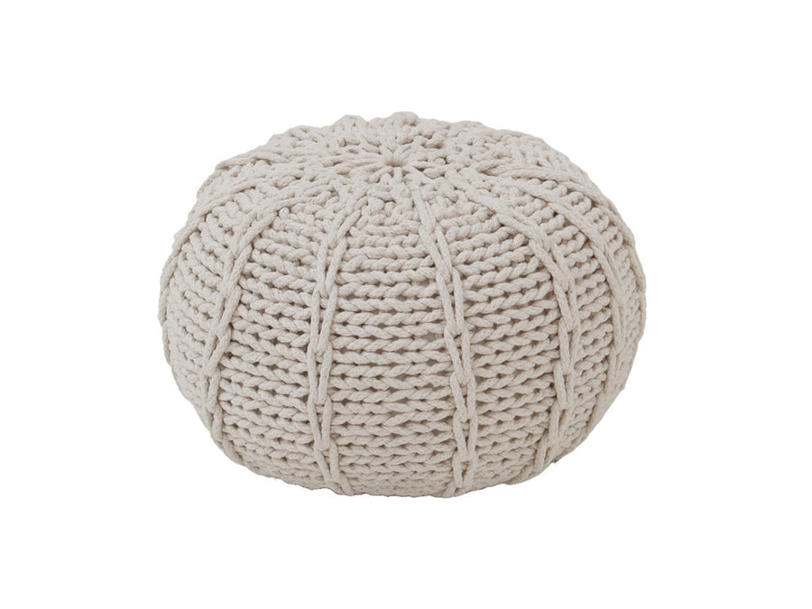 KNITTED POUF