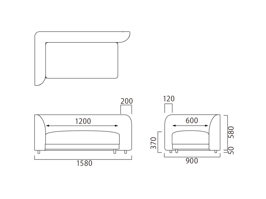 LoLo SOFA 1.5-SEATER