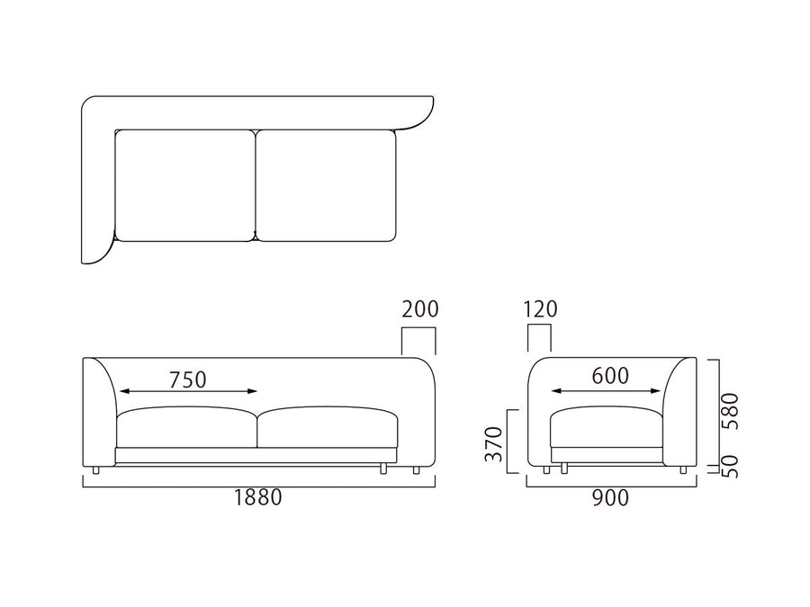 LoLo SOFA 2-SEATER