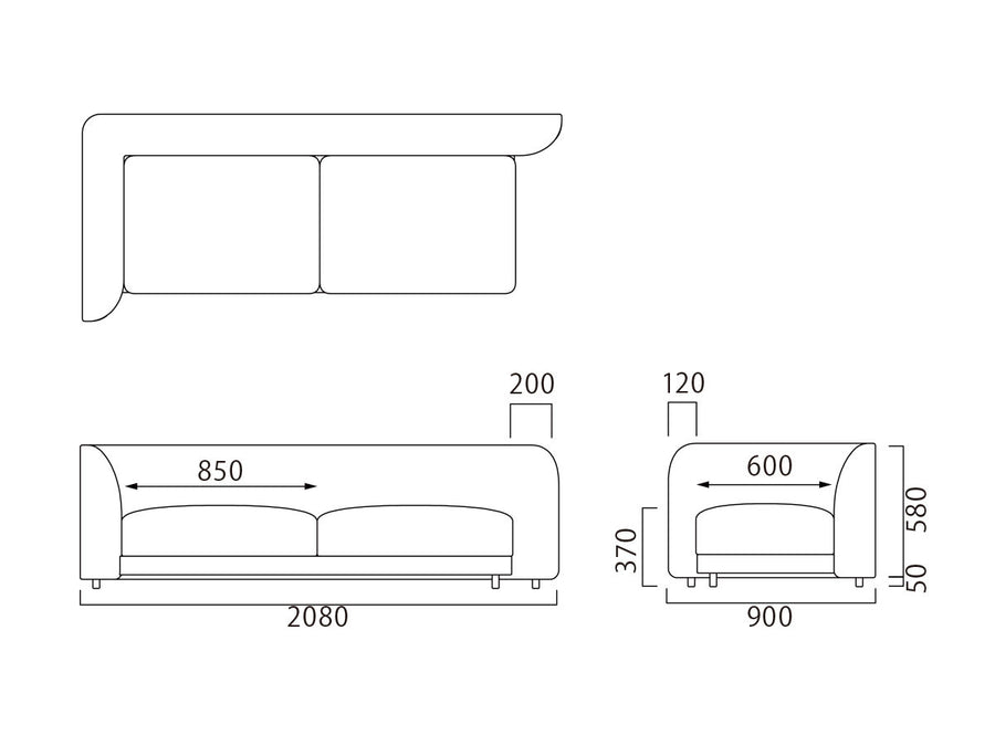 LoLo SOFA 3-SEATER