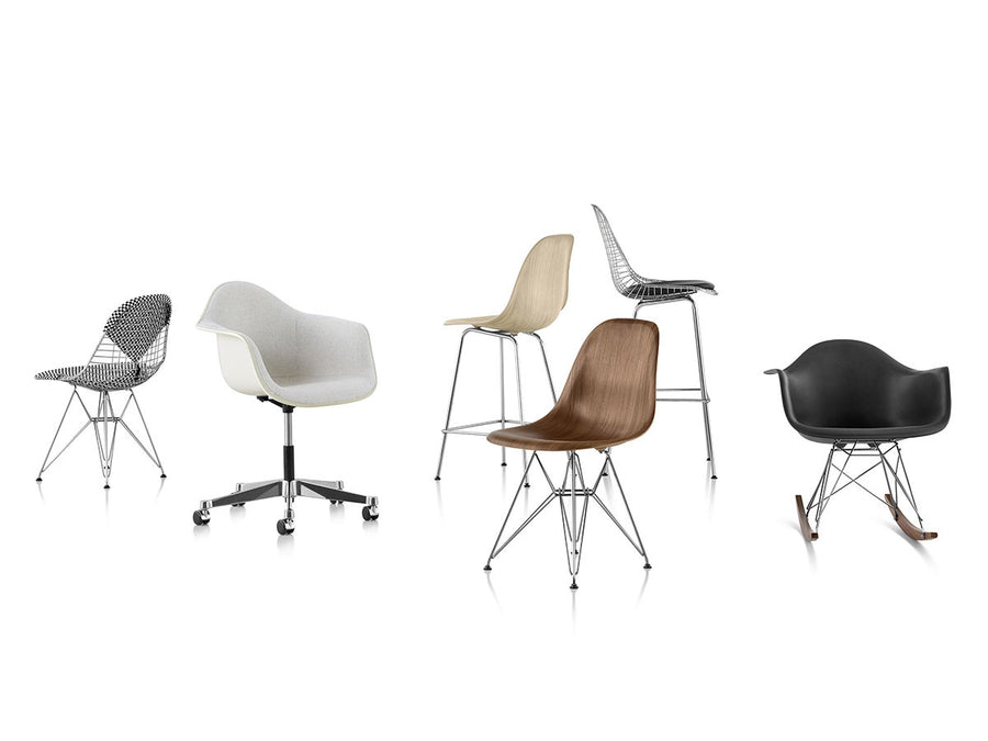 Eames Molded Plastic Arm Shell Chair