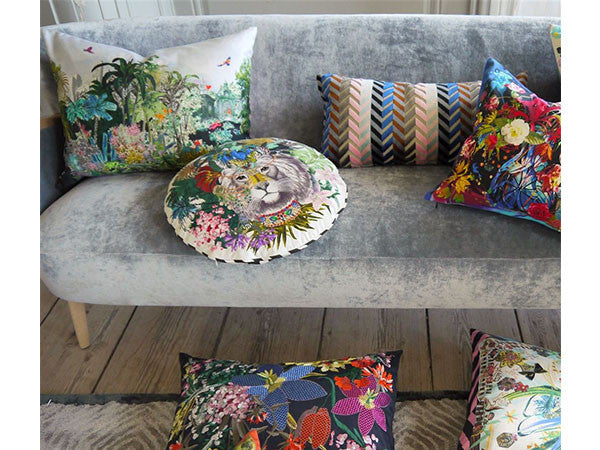 Christian Lacroix Jungle King Opiat Cushion