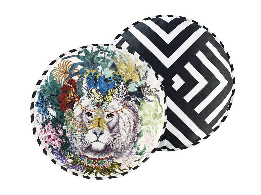 Christian Lacroix Jungle King Opiat Cushion