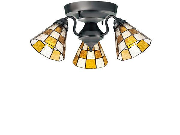 CUSTOM SERIES 3 Ceiling Lamp × Stained Glass Checker