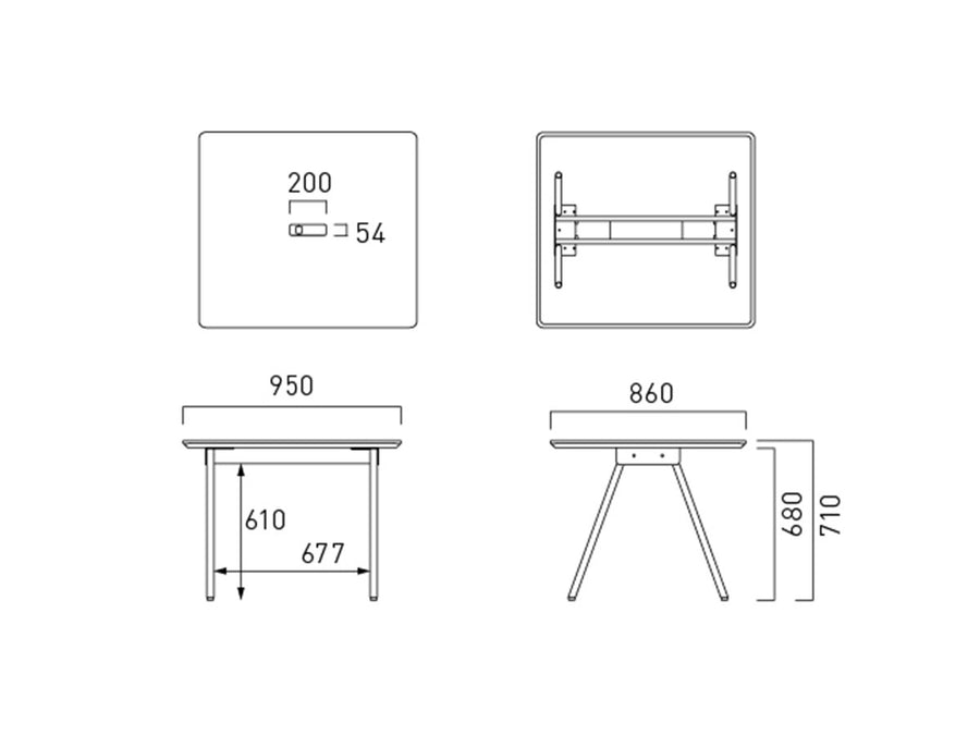 SPINE MEETING TABLE