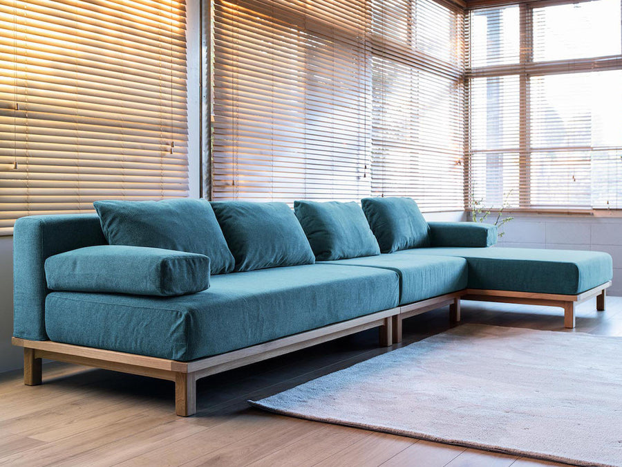 rect. unit sofa long