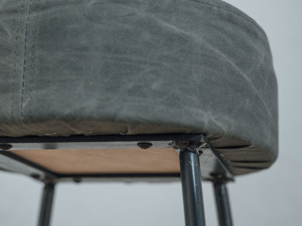 CANVAS STOOL low