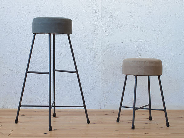 CANVAS STOOL low