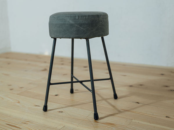 CANVAS STOOL low