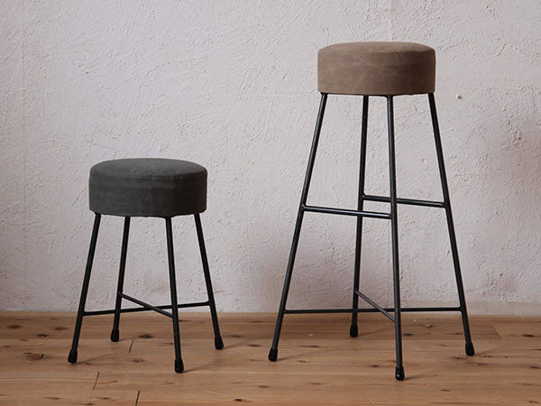 CANVAS STOOL low