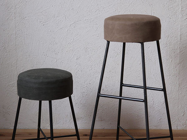 CANVAS STOOL low