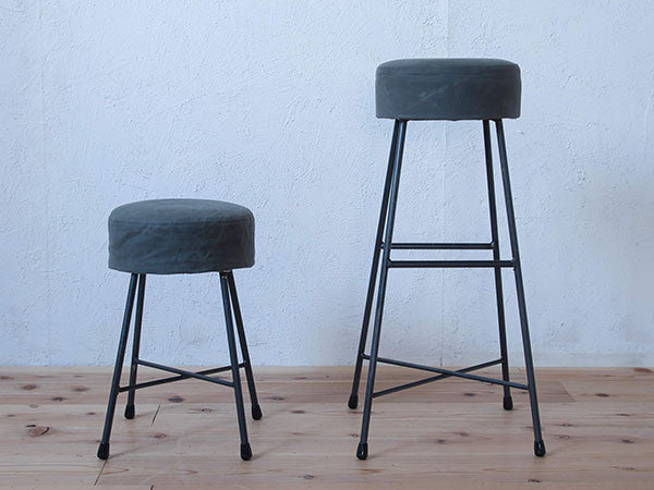 CANVAS STOOL low