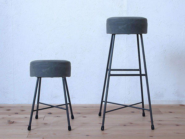 CANVAS STOOL low