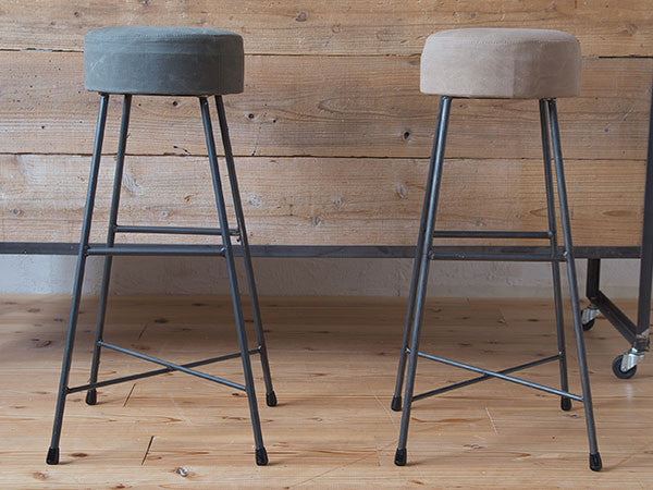 CANVAS STOOL high