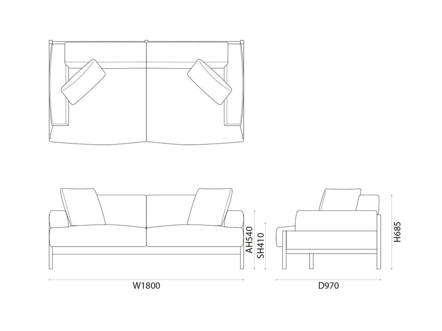 A-S01 2 / 2.5 / 3 SEATER