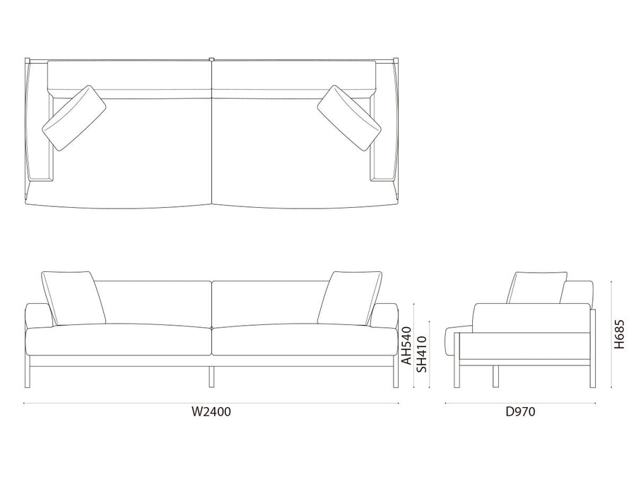 A-S01 2 / 2.5 / 3 SEATER