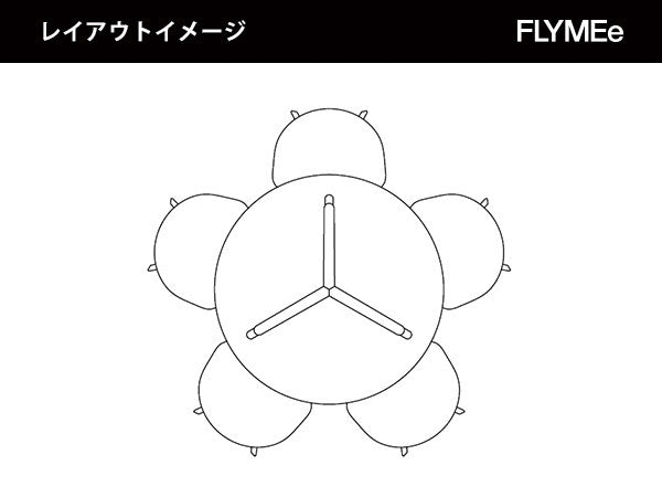 CPH 20 ROUND 120cm 木天板