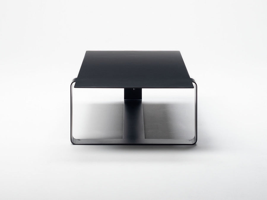 BLACK RECTANGLE LOW TABLE