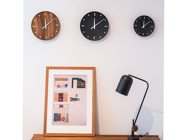 Finn Juhl Wall Clock Black