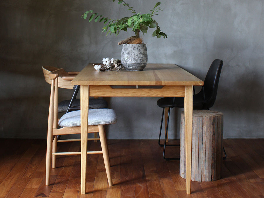 Collected-wood round stool