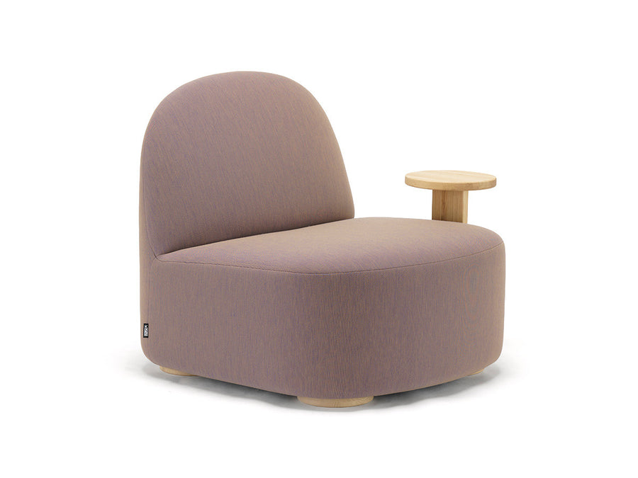 POLAR LOUNGE CHAIR L with SIDE TABLE