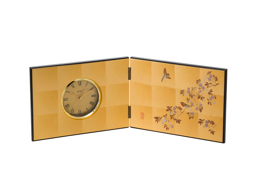 Hanamidori Folding Screen Clock