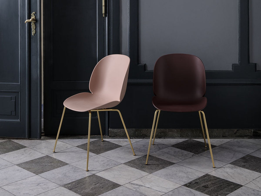 Beetle Dining Chair Un-upholstered - Conic base