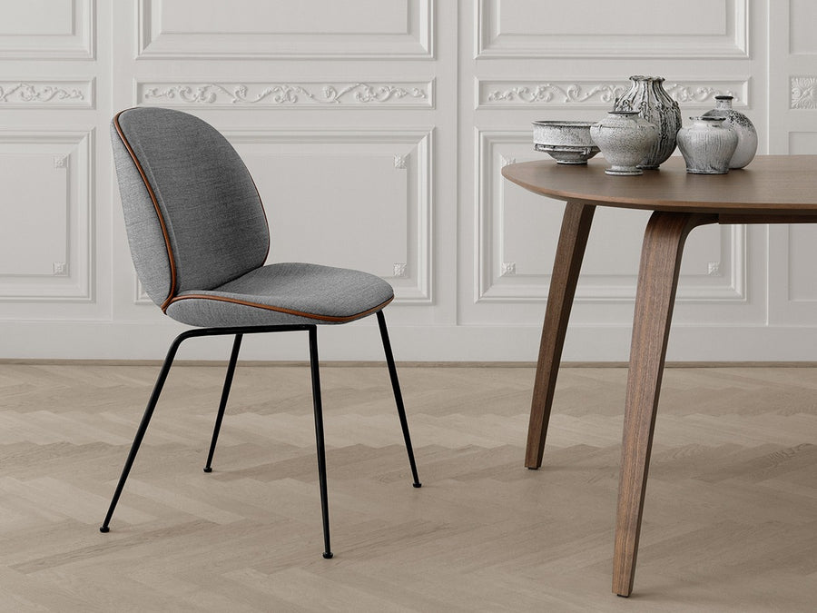 Beetle Dining Chair Un-upholstered - Conic base