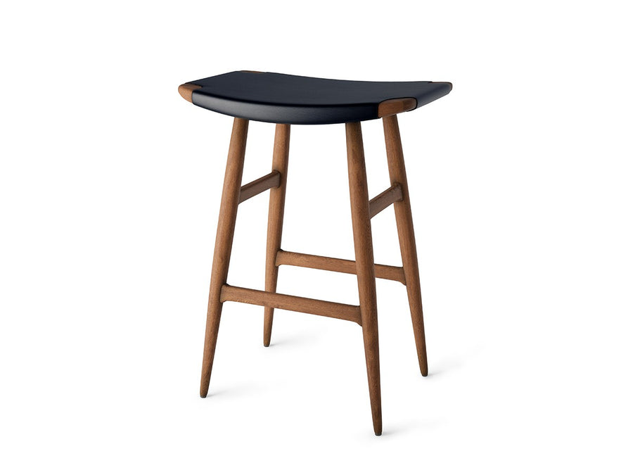 Freja Bar Stool Leather Seat