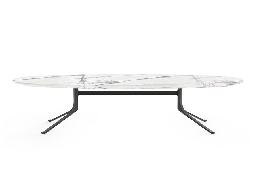 Blink Oval Coffee Table - Stone Top