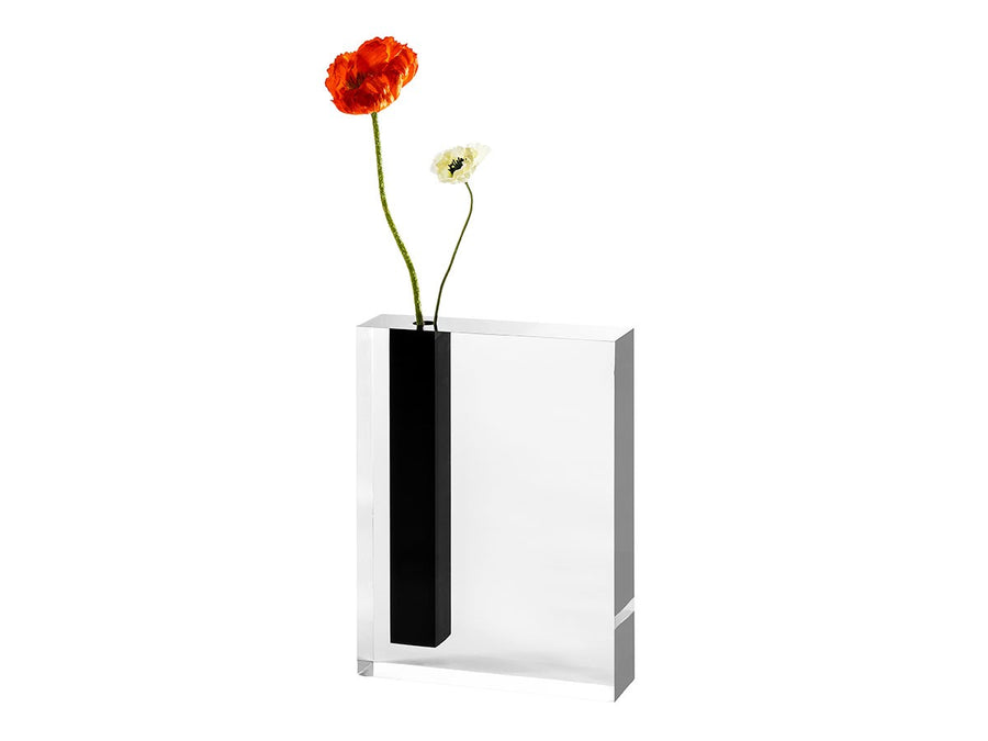 BLACK LINE flower vase L