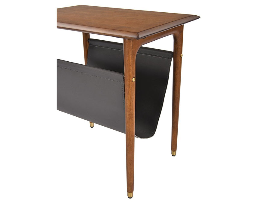 JULIE SIDE TABLE WITH MAGAZINE RACK