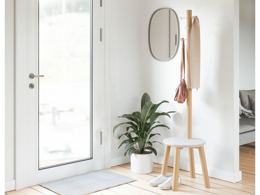 Pillar Stool Coatrack