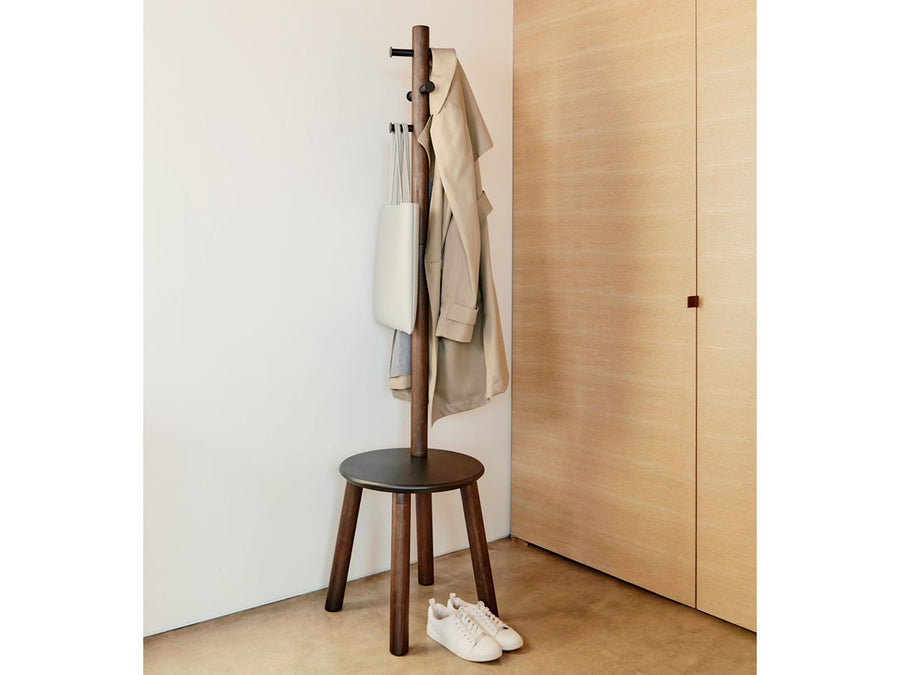 Pillar Stool Coatrack