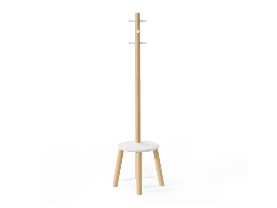 Pillar Stool Coatrack