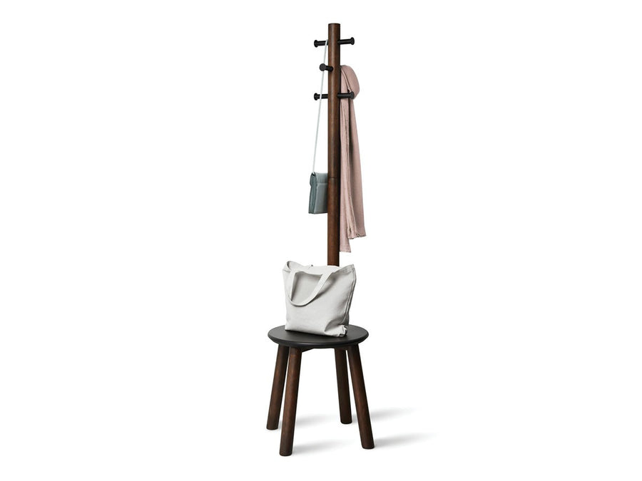 Pillar Stool Coatrack