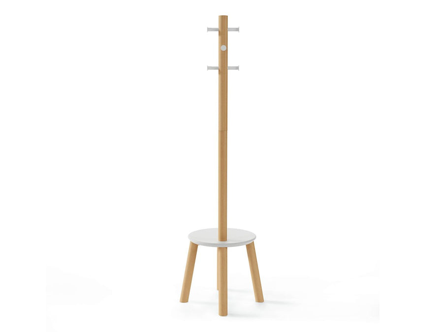 Pillar Stool Coatrack