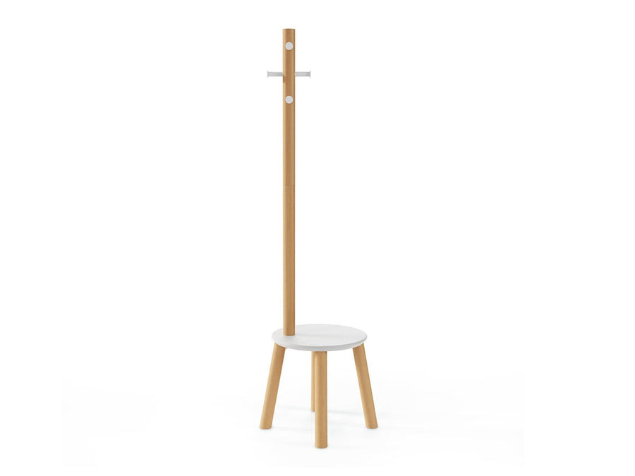 Pillar Stool Coatrack