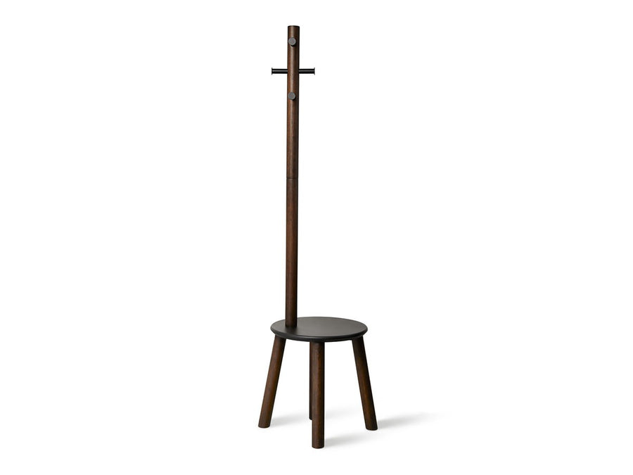 Pillar Stool Coatrack