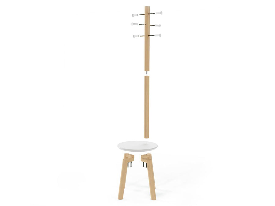 Pillar Stool Coatrack