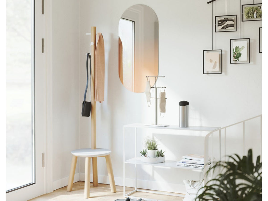 Pillar Stool Coatrack