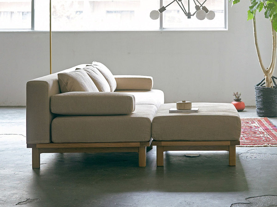 rect. unit sofa ottoman