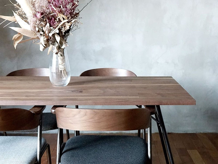 welme dining table 1500 walnut