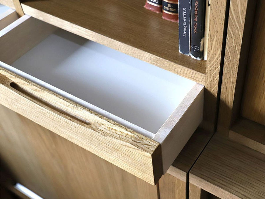 cadeal book case with drawer