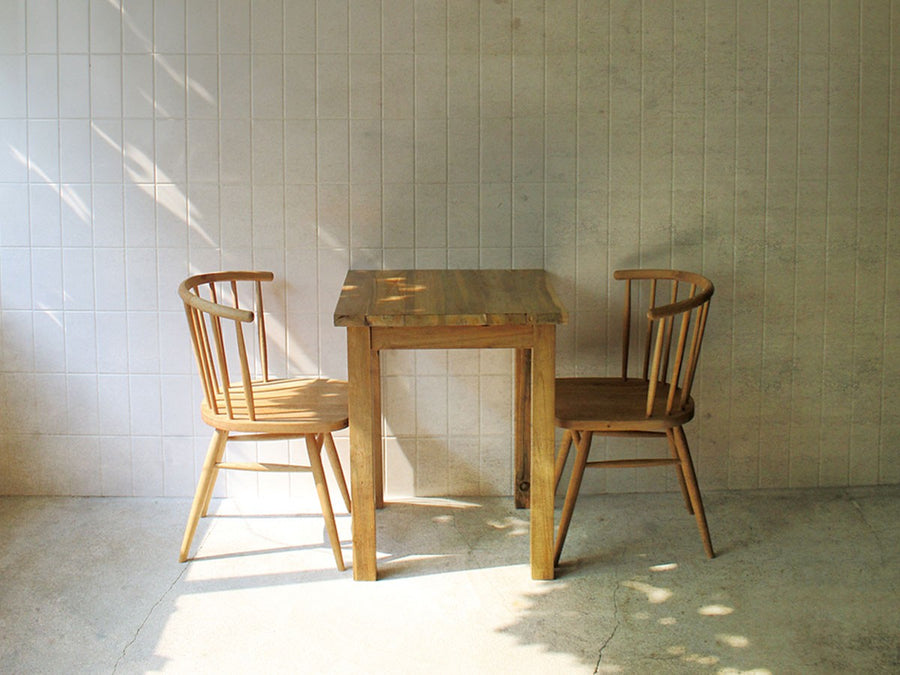 half round chair walnut