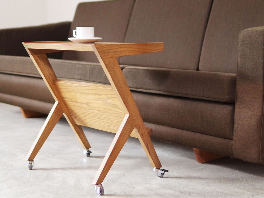 BI OAK SIDE TABLE