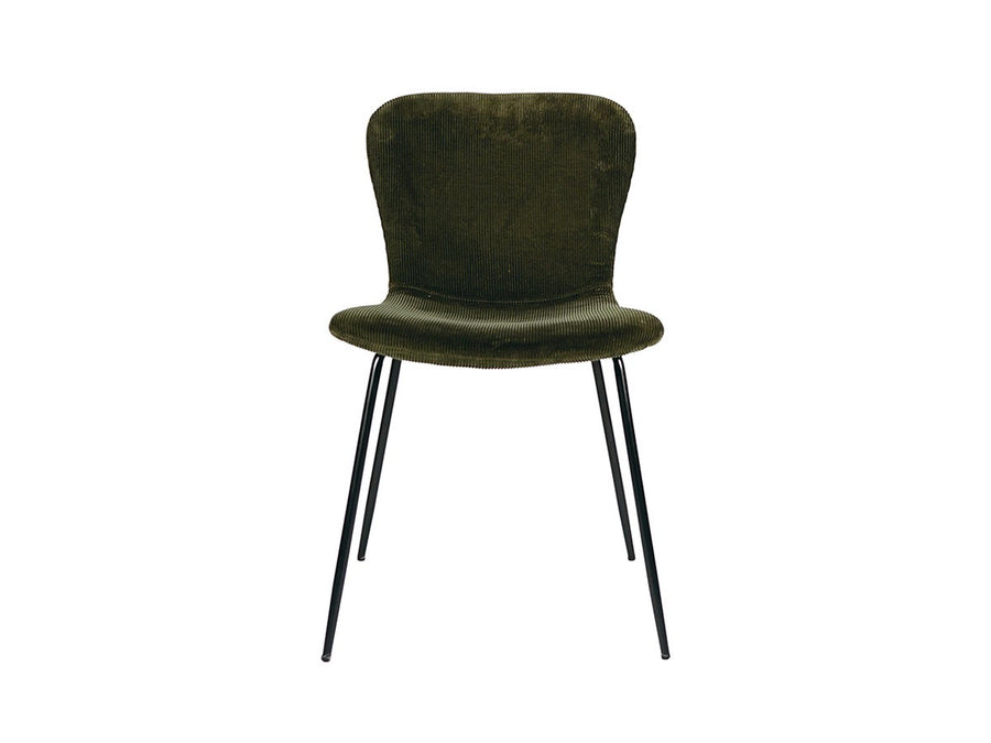 zip design chair corduroy