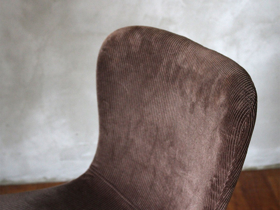 zip design chair corduroy