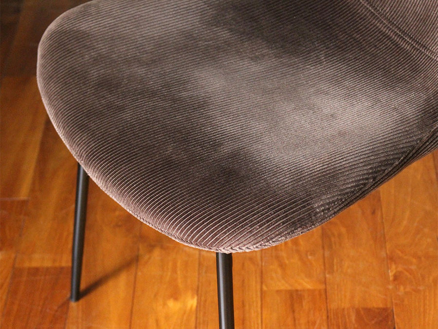 zip design chair corduroy